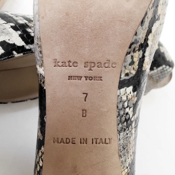 Snake print heels by Kate Spade. Never worn! - Picture 4 of 5
